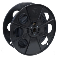 Cabo solar 6 mm² preto 100 m | H1Z2Z2-K | Isolamento em elastômero reticulado | Baixa emissão de fumaça