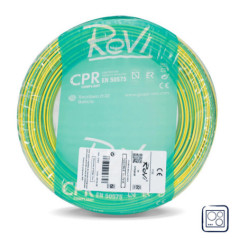 6 mm² Green/Yellow Electrical Cable 50 m | PVC Wire | Electrical Cable