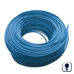 Cavo elettrico senza alogeni 1,5 mm² Blu 200 m | Cavo in PVC H07Z1-K | Cavo per illuminazione