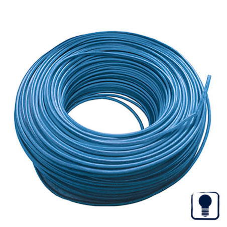 Halogen-Free Electrical Cable 1.5 mm² Blue 200 m | PVC Wire H07Z1-K | Lighting Cable