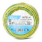 Cable Eléctrico Libre Halógenos 1,5 mm² Verde/Amarillo 25 m | Hilo PVC H07Z1-K | Cable para Electricidad