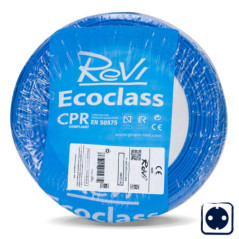 Cavo elettrico senza alogeni 2,5 mm² Blu 200 m | Cavo in PVC H07Z1-K | Cavo elettrico