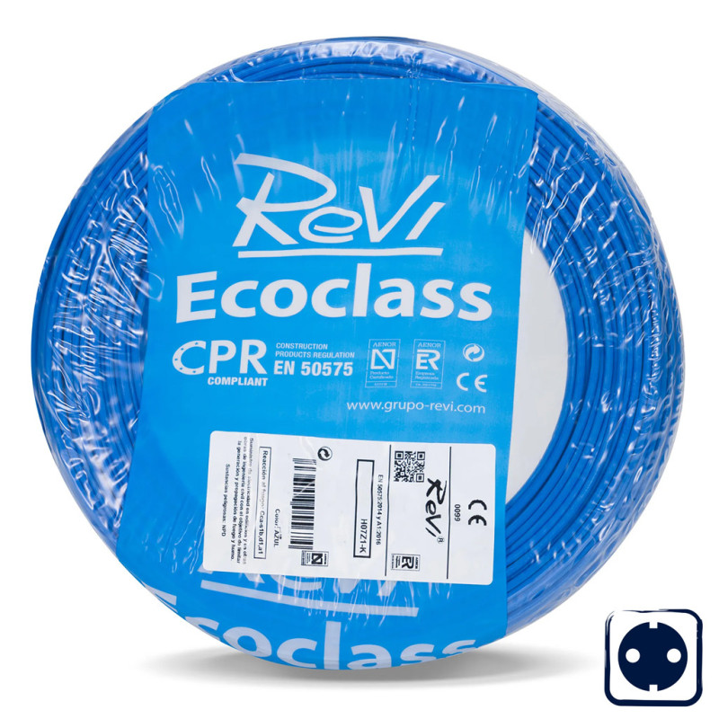 Halogen-Free Electrical Cable 2.5 mm² Blue 200 m | PVC Wire H07Z1-K | Electrical Cable Halogen-Free Electrical Cable 2.5 mm² Blue 200 m | PVC Wire H07Z1-K | Electrical Cable
