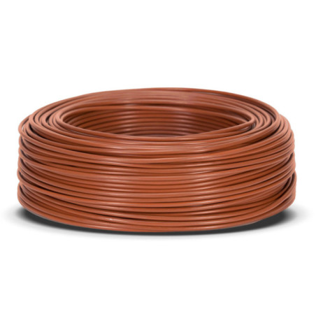 Halogen-Free Electrical Cable 2.5 mm² Brown 200 m | PVC Wire H07Z1-K | Electrical Cable
