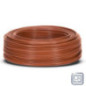 Halogenfreies Elektrokabel 4 mm² Braun 50 m | PVC-Draht H07Z1-K | Kabel für Haushaltsgeräte