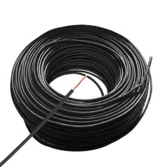 Halogen-Free Electrical Cable 4 mm² Black 50 m | PVC Wire H07Z1-K | Cable for Household Appliances
