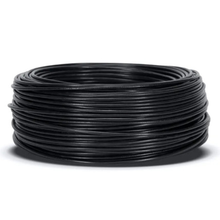 Halogen-Free Electrical Cable 6 mm² Black 100 m | PVC Wire H07Z1-K | Electrical Cable