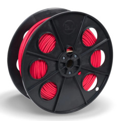 Cavo solare 4 mm² Rosso 100 m | Cavo H1Z2Z2-K | Isolamento in elastomero reticolato | Bassa emissione di fumo