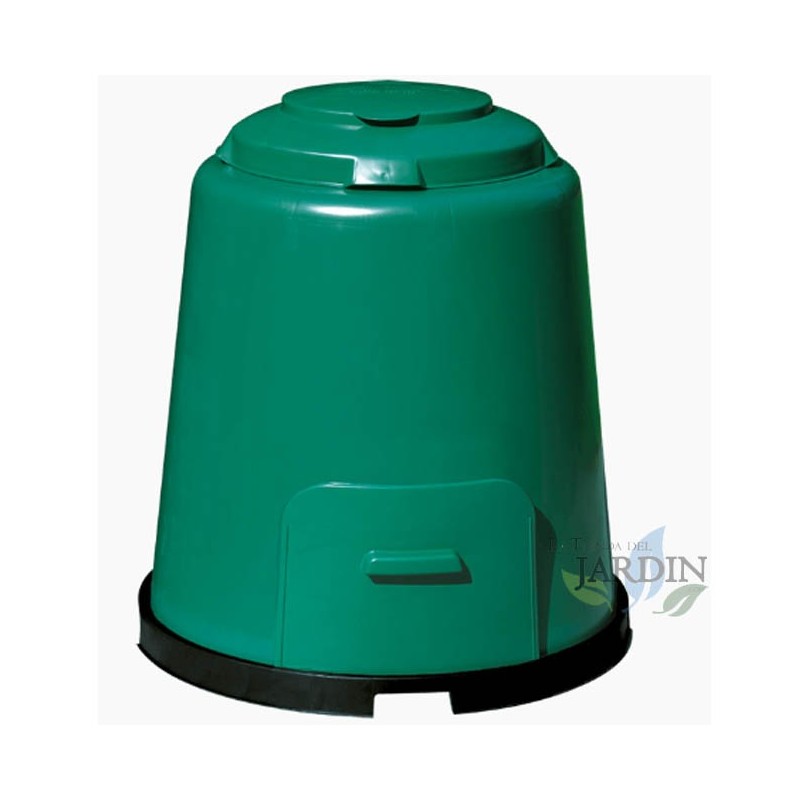 Compostadora jardín 280 litros 80x80x89 cm, compostaje, jardín ecológico, reciclaje residuos Compostadora jardín 280 litros 80x80x89 cm, compostaje, jardín ecológico, reciclaje residuos