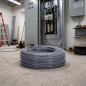 Cable Eléctrico 2,5 mm² Gris 200 m | Hilo PVC Flexible | Cable para Electricidad