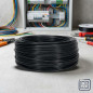 Halogen-Free Electrical Cable 4 mm² Black 100 m | PVC Wire H07Z1-K | Cable for Household Appliances