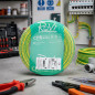Câble électrique vert/jaune 1,5 mm² 200 m | Fil PVC | Câble d'éclairage Câble électrique vert/jaune 1,5 mm² 200 m | Fil PVC | Câble d'éclairage