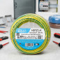 Halogen-Free Electrical Cable 1.5 mm² Green/Yellow 25 m | PVC Wire H07Z1-K | Electrical Cable Halogen-Free Electrical Cable 1.5 mm² Green/Yellow 25 m | PVC Wire H07Z1-K | Electrical Cable