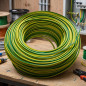 Halogen-Free Electrical Cable 2.5 mm² Green/Yellow 200 m | PVC Wire H07Z1-K | Electrical Cable Halogen-Free Electrical Cable 2.5 mm² Green/Yellow 200 m | PVC Wire H07Z1-K | Electrical Cable