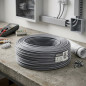 Cable Eléctrico Libre Halógenos 4 mm² Gris 50 m | Hilo PVC H07Z1-K | Cable para Electrodomésticos Cable Eléctrico Libre Halógenos 4 mm² Gris 50 m | Hilo PVC H07Z1-K | Cable para Electrodomésticos