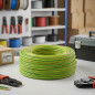 Cable Eléctrico Libre Halógenos 4 mm² Verde/Amarillo 100 m | Hilo PVC H07Z1-K | Cable para Electrodomésticos Cable Eléctrico Libre Halógenos 4 mm² Verde/Amarillo 100 m | Hilo PVC H07Z1-K | Cable para Electrodomésticos