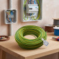 Câble électrique sans halogène 4 mm² vert/jaune 50 m | Fil PVC H07Z1-K | Câble pour appareils électroménagers Câble électrique sans halogène 4 mm² vert/jaune 50 m | Fil PVC H07Z1-K | Câble pour appareils électroménagers