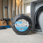 Cabo elétrico livre de halogênio, 6 mm², preto, 20 m | Fio de PVC H07Z1-K | Cabo elétrico