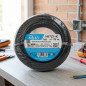 Cabo elétrico livre de halogênio, 6 mm², preto, 20 m | Fio de PVC H07Z1-K | Cabo elétrico