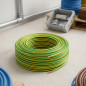 Cabo livre de halogênio 2,5 mm² Verde/Amarelo 100 m | Fio de PVC H07Z1-K | Cabo elétrico Cabo livre de halogênio 2,5 mm² Verde/Amarelo 100 m | Fio de PVC H07Z1-K | Cabo elétrico