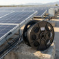 Solar Cable 4 mm² Black 100 m | H1Z2Z2-K Wire | Crosslinked Elastomer Insulation | Low Smoke Emission