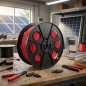 Cable Solar 6 mm² Rojo 100 m | Hilo H1Z2Z2-K | Aislamiento Elastómero Reticulado | Baja Emisión de Humos Cable Solar 6 mm² Rojo 100 m | Hilo H1Z2Z2-K | Aislamiento Elastómero Reticulado | Baja Emisión de Humos