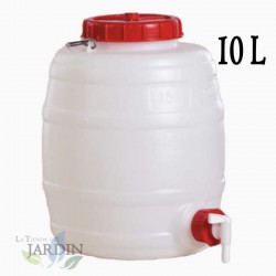 10 Liter Fass aus lebensmittelechtem Polyethylen für Flüssigkeiten und Getränke