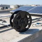 Câble solaire noir 4 mm² 100 m | Fil H1Z2Z2-K | Isolation en élastomère réticulé | Faible émission de fumée