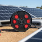 Solar Cable 10 mm² Red 100 m | H1Z2Z2-K Wire | Crosslinked Elastomer Insulation | Low Smoke Emission