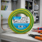 Câble électrique sans halogène 6 mm² vert/jaune 20 m | Fil PVC H07Z1-K | Câble électrique Câble électrique sans halogène 6 mm² vert/jaune 20 m | Fil PVC H07Z1-K | Câble électrique