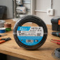 Cabo elétrico livre de halogênio 1,5 mm² preto 25 m | Fio de PVC H07Z1-K | Cabo elétrico