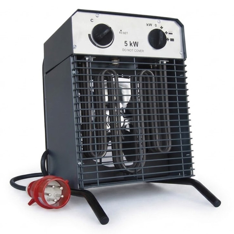 Chauffage d'air électrique 5000 W | Chauffage pour grands espaces | 26 x 40 x 40 cm | Idéal pour ateliers, entrepôts et serres Chauffage d'air électrique 5000 W | Chauffage pour grands espaces | 26 x 40 x 40 cm | Idéal pour ateliers, entrepôts et serres