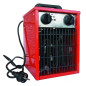 Aquecedor de ar elétrico de 3000 W | Aquecedor de ambiente | 25 x 25 x 40 cm | Para oficinas, armazéns e estufas