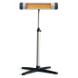 Professional 2000W Patio Heater, Freestanding Heater for Restaurants, Adjustable Height, 86x20x9 cm