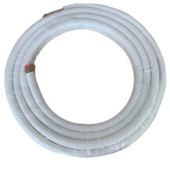 Tubo Cobre Refrigeración 1/4" x 1/2", 5 Metros | Tubo Doble Aislado Aire acondicionado, Refrigeración y Climatización
