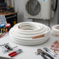 Tubo Cobre Refrigeración 1/2" 25 Metros | Tubo Aislado para Aire acondicionado, Refrigeración y Climatización
