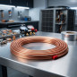 3/8" Copper Refrigeration Tubing, 15 Meters | Tubing for Air Conditioning, Refrigeration and Climate Control