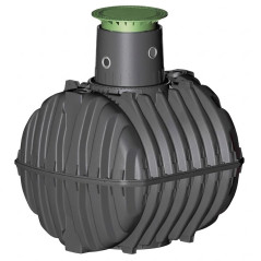 Underground septic tank without filter, 6500 liters, recommended for 12 to 14 people, 239x219x273 cm