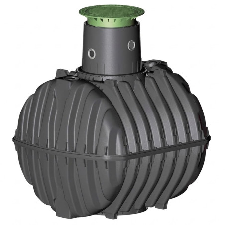 Underground septic tank without filter, 6500 liters, recommended for 12 to 14 people, 239x219x273 cm