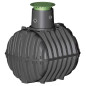 Underground septic tank without filter, 6500 liters, recommended for 12 to 14 people, 239x219x273 cm
