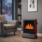 Cheminée électrique de luxe 1000-2000 W à effet flamme | 42 x 22 x 53 cm | Anti-basculement | Pour pièces jusqu'à 20 m²