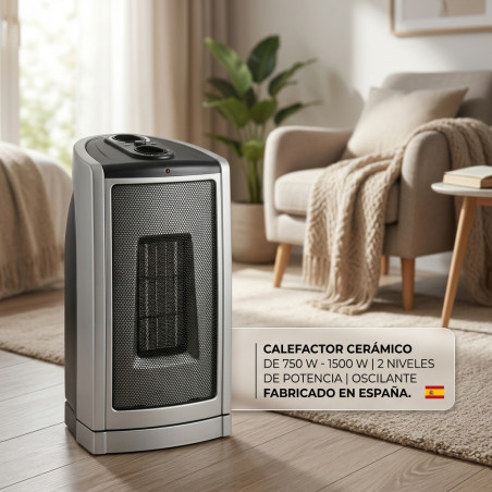 Oscillating Ceramic Heater 750W-1500W