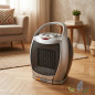 Aquecedor cerâmico de 750W-1500W, aquecimento rápido e eficiente, ideal para pequenos espaços