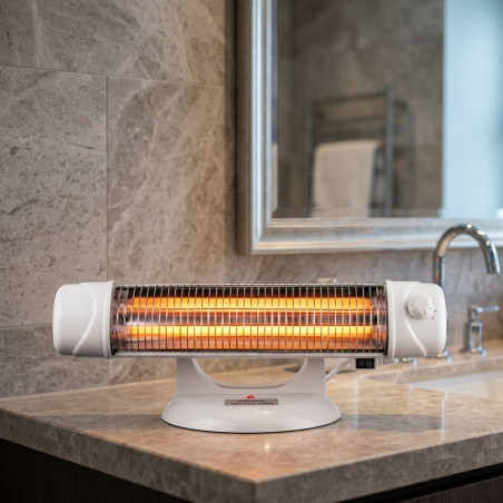  Radiatore da bagno a infrarossi con supporto 400W-800W