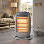 Orbegozo Halogen Electric Heater | 1200 W | Oscillating | 3 Power Levels | Anti-Tip Safety System Orbegozo Halogen Electric Heater | 1200 W | Oscillating | 3 Power Levels | Anti-Tip Safety System