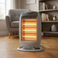 Orbegozo Halogen Electric Heater | 1200 W | Oscillating | 3 Power Levels | Anti-Tip Safety System Orbegozo Halogen Electric Heater | 1200 W | Oscillating | 3 Power Levels | Anti-Tip Safety System