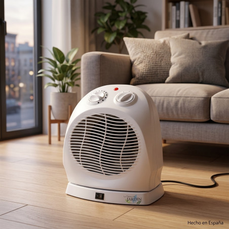 Vertical oscillating fan heater 60º 1000 / 2000W