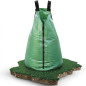 Bolsa Riego Arboles 55L - 15 Galones | Saco Agua PVC Verde | Riego Lento por Goteo | Resistente UV