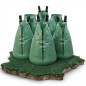 Bolsa Riego Arboles 55L - 15 Galones | Pack 8 Saco Agua PVC Verde | Riego Lento por Goteo | Resistente UV Bolsa Riego Arboles 55L - 15 Galones | Pack 8 Saco Agua PVC Verde | Riego Lento por Goteo | Resistente UV