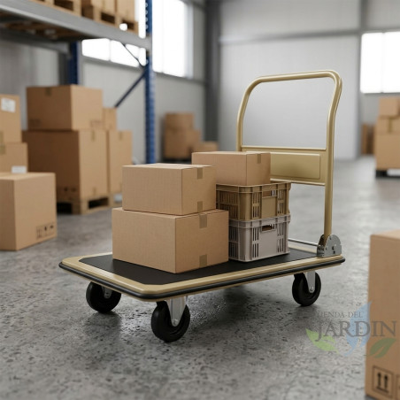 Carrello a pianale ribaltabile 74x48, portata massima 150 Kg